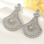 Sparkling Big Luxury Dangle Earrings